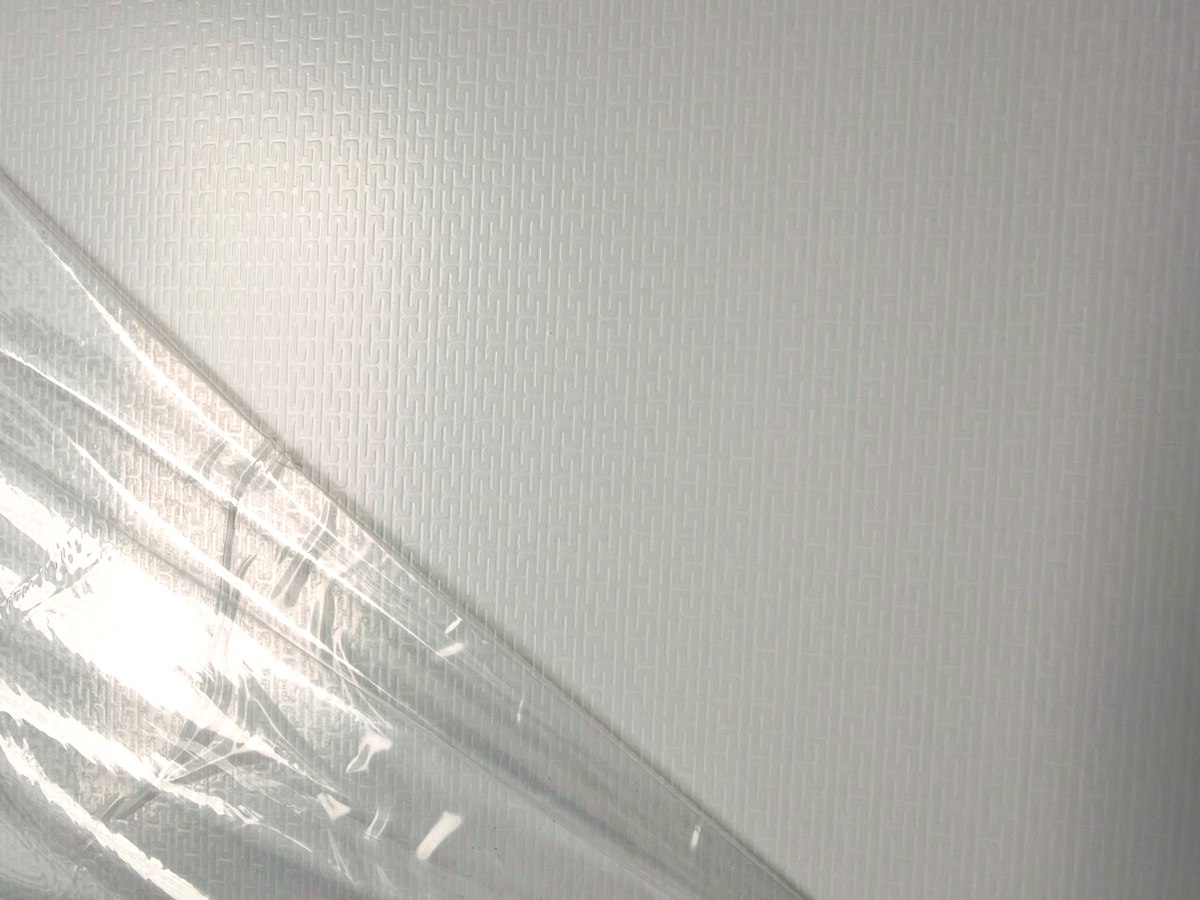 White H-pattern prepainted sheet
