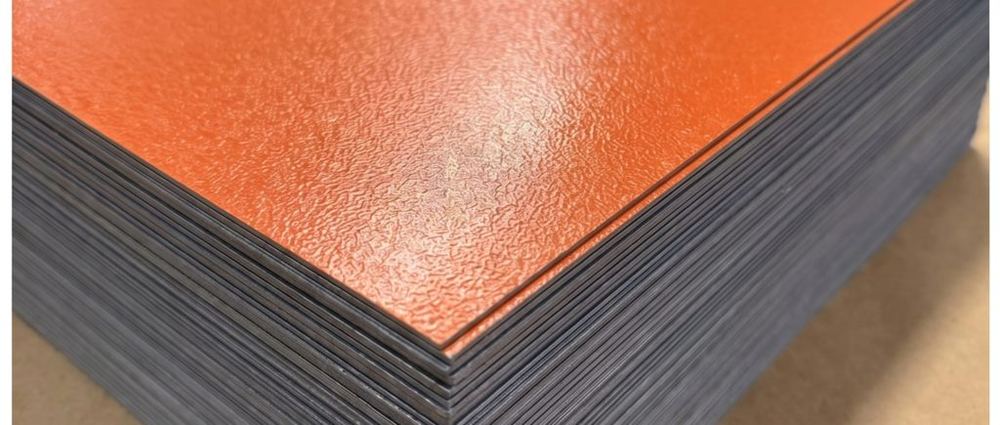Steel sheets packed for export